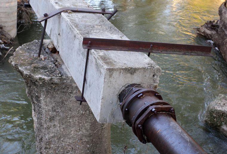 Nolan Creek sewer line
